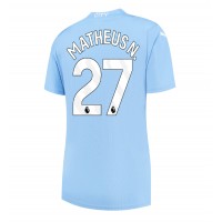 Dámy Fotbalový dres Manchester City Matheus Nunes #27 2023-24 Domácí Krátký Rukáv